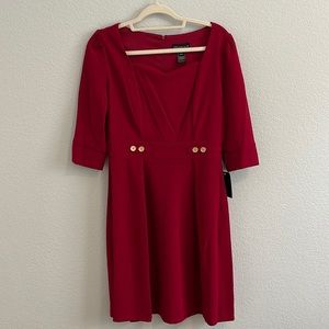 Stella & Julie red long sleeved dress - new - size 10